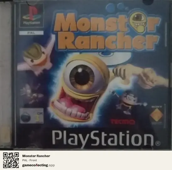 Monster Rancher PlayStation, PAL box front