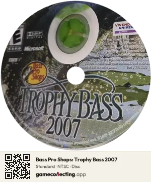 Bass Pro Shops: Trophy Bass 2007 Xbox, NTSC disc