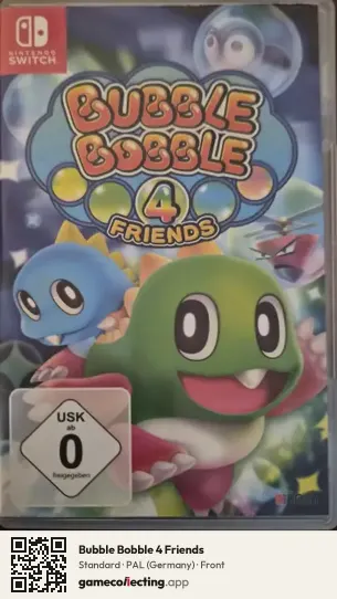 Bubble Bobble 4 Friends Nintendo Switch, Germany box front