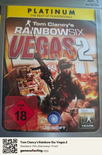 Tom Clancy's Rainbow Six: Vegas 2 PlayStation 3, Germany box front
