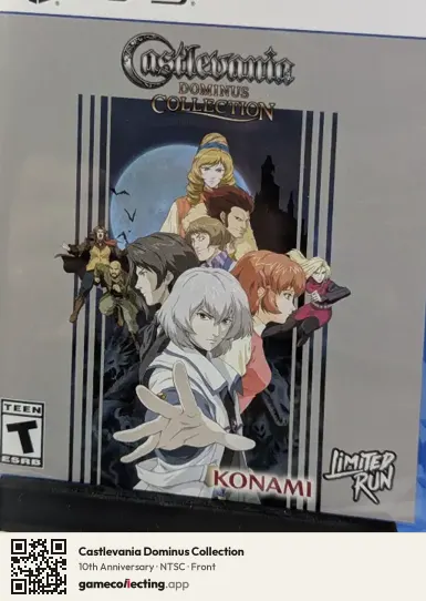 Castlevania Dominus Collection PlayStation 5, NTSC box front