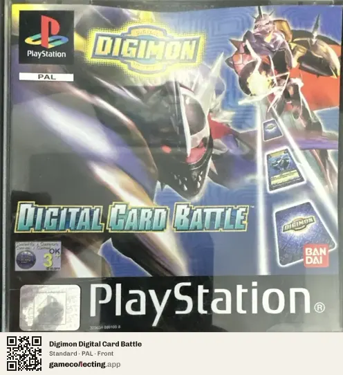 Digimon Digital Card Battle PlayStation, PAL box front