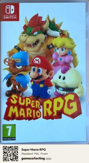 Super Mario RPG Nintendo Switch, PAL box front