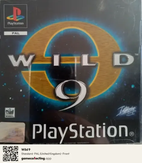 Wild 9 PlayStation, United Kingdom box front