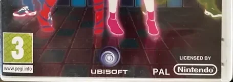 Just Dance, the PEGI square on its front
