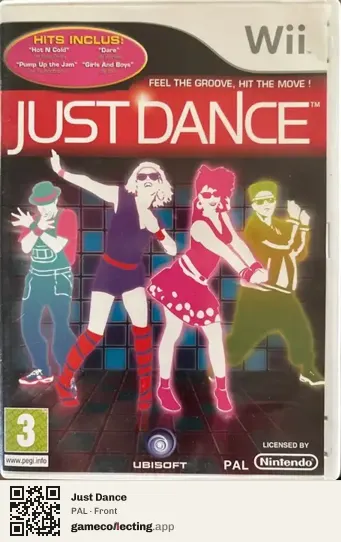 Just Dance Nintendo Wii, PAL box front