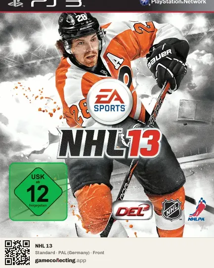 NHL 13 PlayStation 3, Germany box front