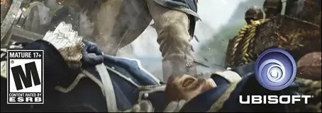 Assassin's Creed IV: Black Flag, the ESRB box on its front