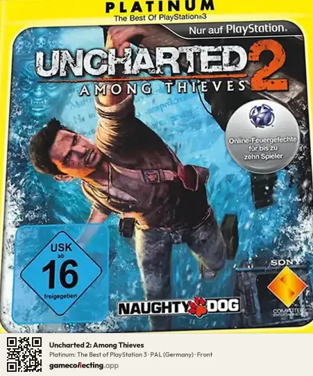 Uncharted 2: Among Thieves PlayStation 3, Germany box front