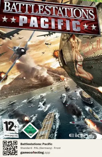 Battlestations: Pacific Xbox 360, Germany box front