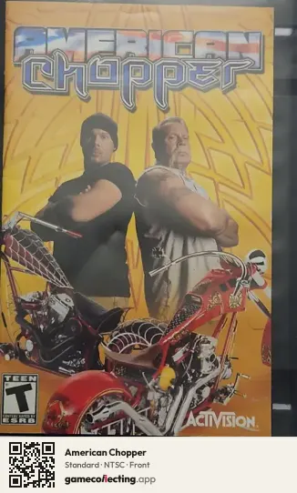 American Chopper PlayStation 2, NTSC box front