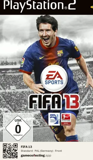 FIFA 13 PlayStation 2, Germany box front