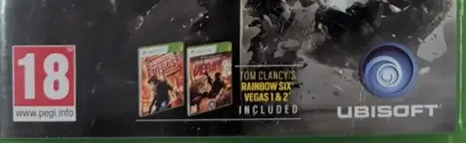 Tom Clancy's Rainbow Six Siege, the PEGI square on its front