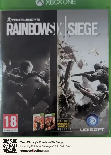 Tom Clancy's Rainbow Six Siege Xbox One, PAL box front