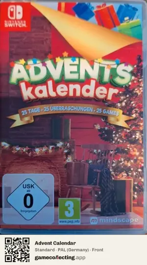 Advent Calendar Nintendo Switch, Germany box front