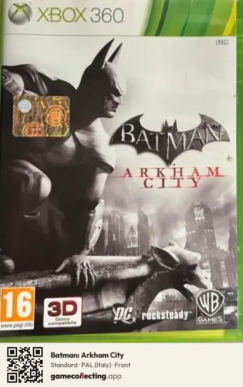 Batman: Arkham City Xbox 360, Italy box front