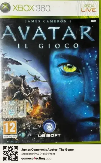 James Cameron's Avatar: The Game Xbox 360, Italy box front