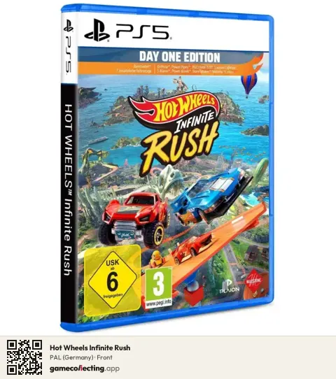 Hot Wheels Infinite Rush PlayStation 5, Germany box front