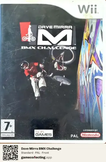 Dave Mirra BMX Challenge Nintendo Wii, PAL box front