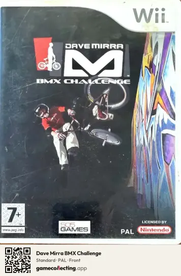 Dave Mirra BMX Challenge Nintendo Wii, PAL box front