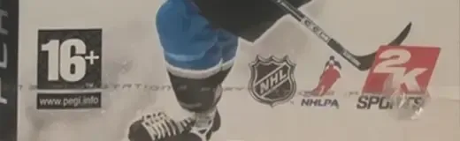 NHL 2K7, the PEGI square on its front