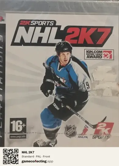 NHL 2K7 PlayStation 3, PAL box front