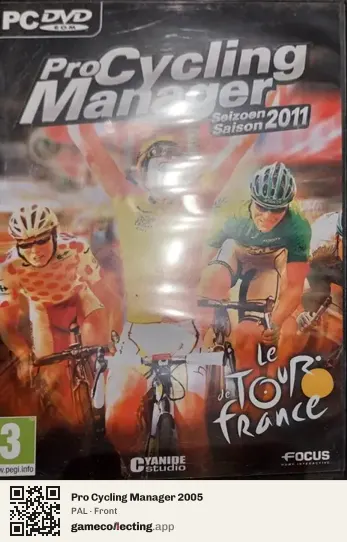Pro Cycling Manager 2005 Computer, PAL box front