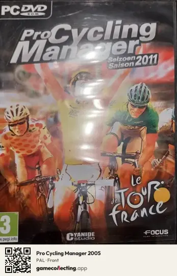 Pro Cycling Manager 2005 Computer, PAL box front