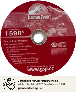 Jurassic Park: Operation Genesis Computer, PAL disc