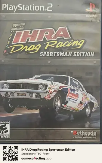 IHRA Drag Racing: Sportsman Edition PlayStation 2, NTSC box front