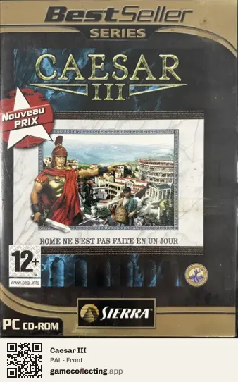 Caesar III Computer, PAL box front