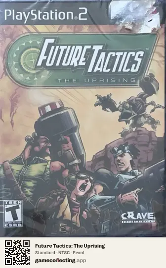 Future Tactics: The Uprising PlayStation 2, NTSC box front