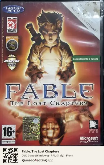 Fable: The Lost Chapters Computer, Italy box front