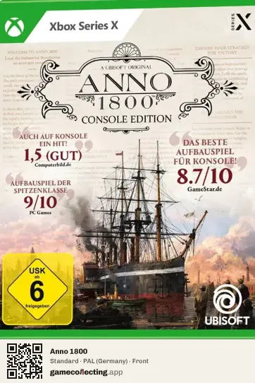 Anno 1800 Xbox Series X, Germany box front