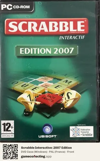 Scrabble Interactive: 2007 Edition Computer, France box front