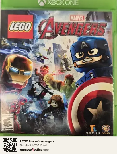 LEGO Marvel's Avengers Xbox One, NTSC box front