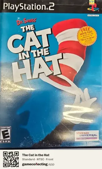 The Cat in the Hat PlayStation 2, NTSC box front