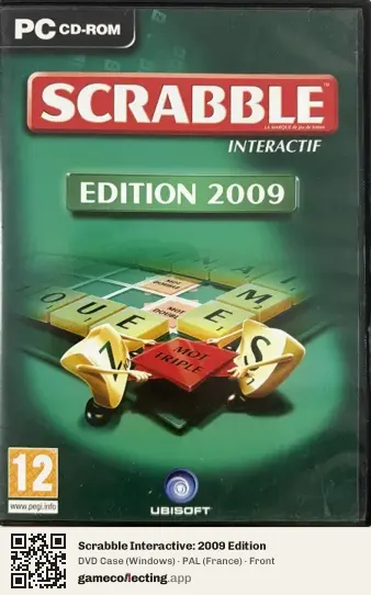 Scrabble Interactive: 2009 Edition Computer, France box front