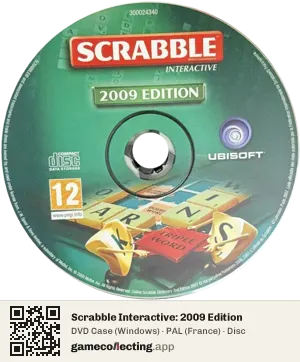 Scrabble Interactive: 2009 Edition Computer, PAL disc