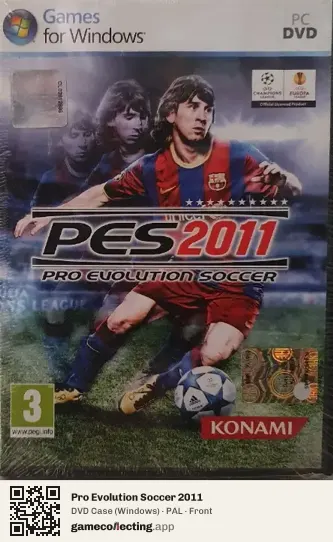 Pro Evolution Soccer 2011 Computer, PAL box front