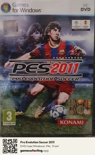 Pro Evolution Soccer 2011 Computer, PAL box front