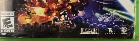 LEGO Star Wars: The Force Awakens, the ESRB box on its front