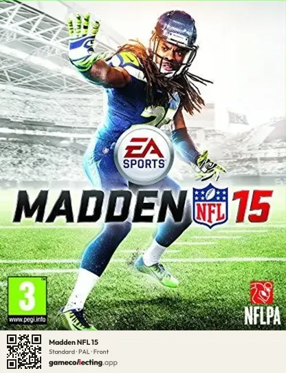 Madden NFL 15 Xbox One, PAL box front