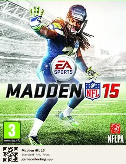 Madden NFL 15 Xbox One, PAL box front