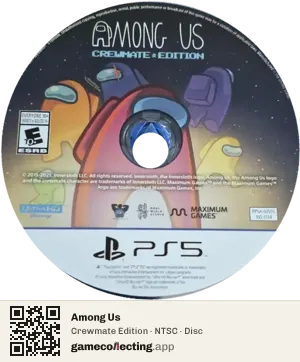Among Us PlayStation 5, NTSC disc