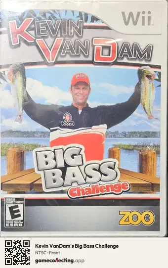 Kevin VanDam's Big Bass Challenge Nintendo Wii, NTSC box front