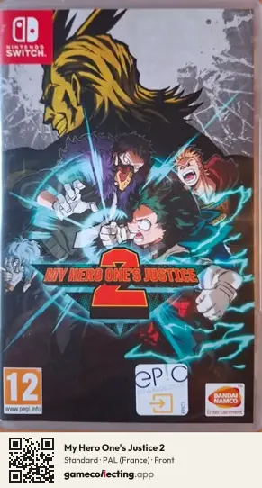 My Hero One's Justice 2 Nintendo Switch, France box front