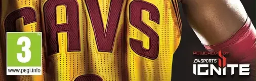 NBA Live 14, the PEGI square on its front