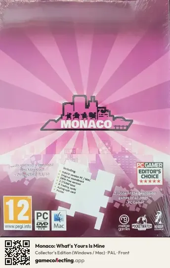 Monaco: What's Yours Is Mine Computer, PAL box front