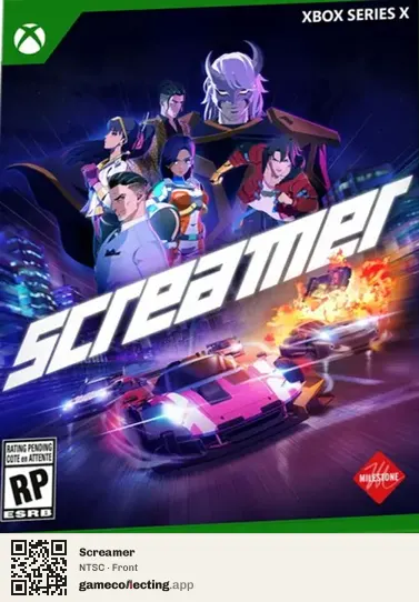 Screamer Xbox Series X, NTSC box front